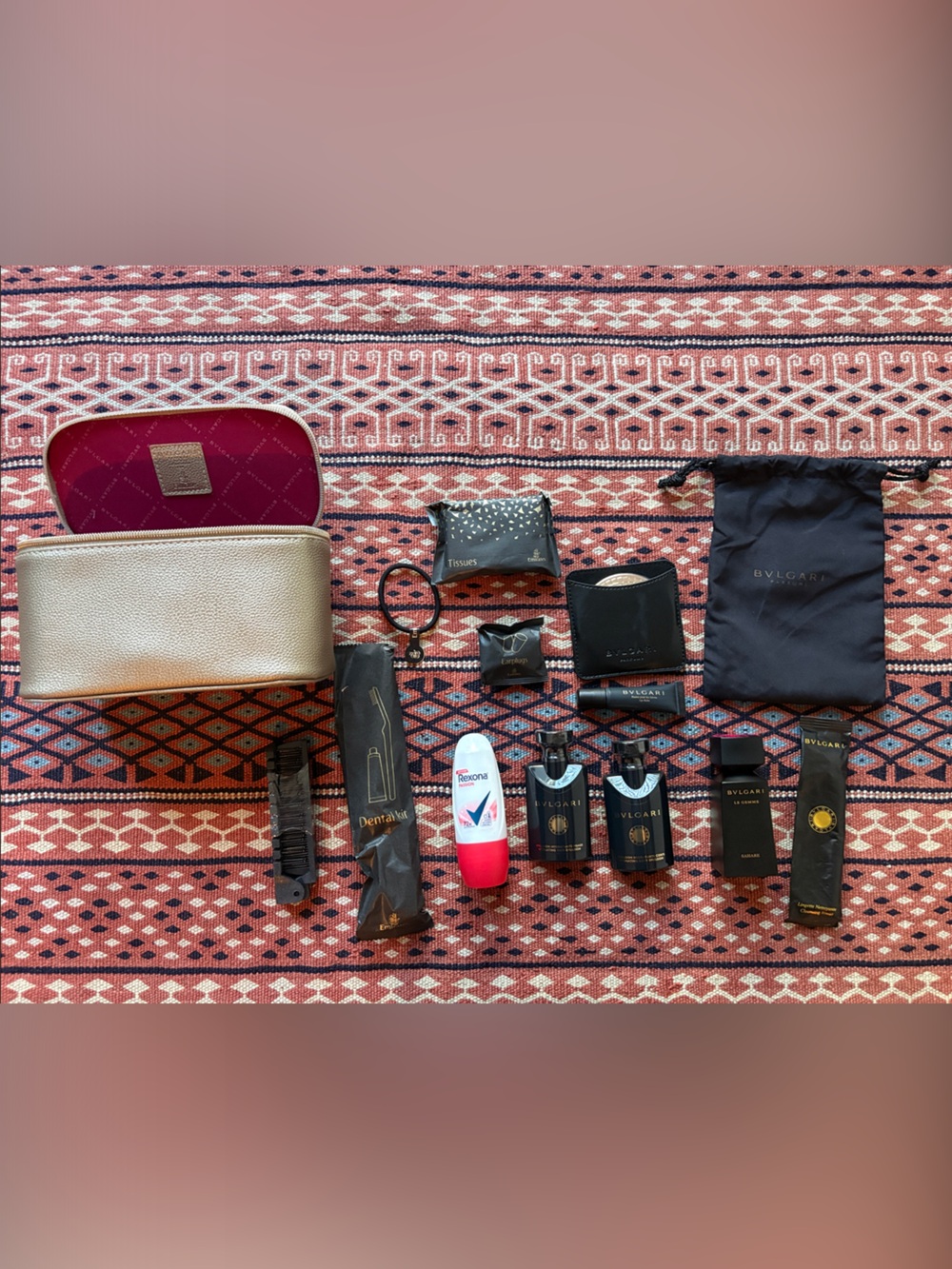 Emirates First Class Bulgari Toiletry kit